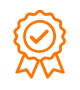 Orange-Quality-Award-Badge
